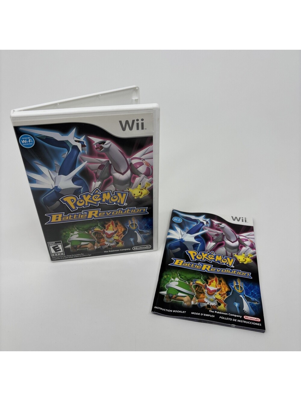 Pokemon Battle Revolution Nintendo Wii Case and Manual Only No Game